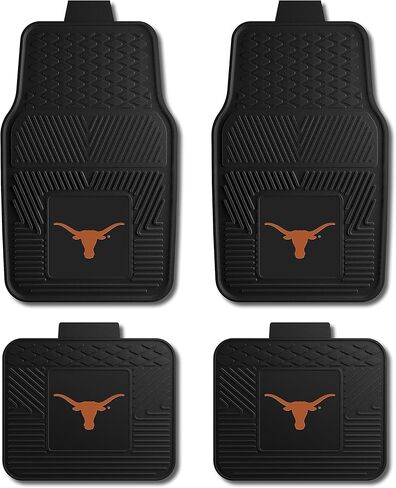Fanmats Duke University Blue Devils Set of 4 Car Mats for Cars, SUV, Pickups - All Weather Protection, Deep Reservoir Design, Universal Fit - 3D NCAA Team Logo - 29"x17" Front - 14"x 17" Rear Mat in Kuwait