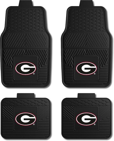 Fanmats Duke University Blue Devils Set of 4 Car Mats for Cars, SUV, Pickups - All Weather Protection, Deep Reservoir Design, Universal Fit - 3D NCAA Team Logo - 29"x17" Front - 14"x 17" Rear Mat in Kuwait