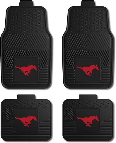 Fanmats Duke University Blue Devils Set of 4 Car Mats for Cars, SUV, Pickups - All Weather Protection, Deep Reservoir Design, Universal Fit - 3D NCAA Team Logo - 29"x17" Front - 14"x 17" Rear Mat in Kuwait