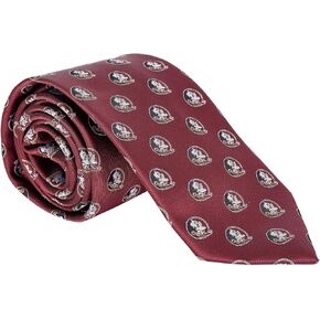 Desert Cactus Florida State University Neck Tie FSU Seminoles 100% Polyester Necktie with Logo, Officially Licensed (Style B) in Saudi Arabia