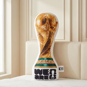 MESUCA 19Inch World Cup Plush Trophy Pillow, Filled PP Cotton, with Trophy Design, FIFA Gift for Men, FIFA World Cup 2026 Merchandise in Saudi Arabia
