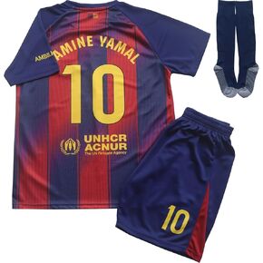 2025/2026 Home #10 Football Soccer Kids Jersey Shorts Socks Set Youth Sizes in Kuwait