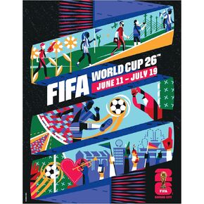 FIFA World Cup Tournament Kansas City Magnet – Officially Licensed FIFA World Cup Magnet – Vibrant Host City Design – Durable Strong Hold – Perfect for Fridges, Lockers & Collectors in Saudi Arabia