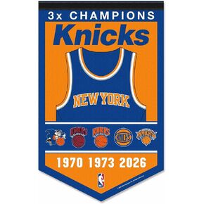 New York Knicks 3 Time NBA Champions Banner Pennant in Saudi Arabia