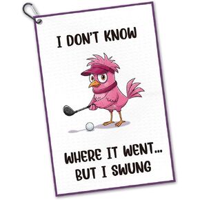 Funny Golf Towel Accessories - Not All Who Wander are Lost Microfibre Towel for Bags with Clip, Sport Disc Golf Gifts for Women Man Golfer Golfs Lover Retirement Birthday in Kuwait