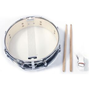 Professional Snare Drum Set, Black, 13x3.5 Inch, with Drumsticks, Drum Key, and Strap in Kuwait