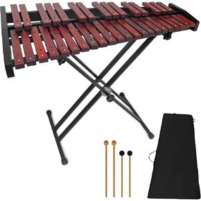 Marimba Xylophone Professional– 25/32/37 Key for Adult Musicians, Full Kit with Mallets, Adjustable Stand & Portable Case for Practice, Performance & Travel (37) in Saudi Arabia