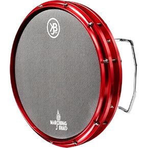 JBK Red Marching Snare Drum, Aluminum Alloy with Ballistic Cloth Head, Ultra-Lightweight Portable Drum-RED in Kuwait