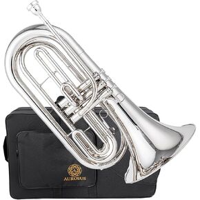 JMB-170N Marching Baritone in Bb, Nickel Plated Brass Instrument for High School Beginners and Intermediate Students in Kuwait