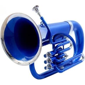 Brass Bb Euphonium 3 Valve - Blue Shade Musical Instrument in Kuwait