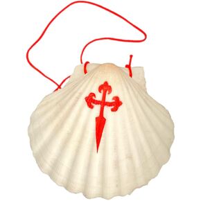 Camino de Santiago Scallop Shell (صدفة الحاج) - صنع في إسبانيا! 4-5 بوصة in Kuwait