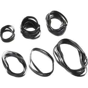 50Pcs Cassette Player Belts Rubber Flat Drive Belt Replacement Kit 40-135mm 4mm Width for Record Player Turntable VCR DVD Machines Electronic Devices Repair in Saudi Arabia