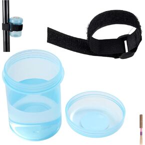 Bassoon & Oboe Reed Soaker Cup, Durable Magnetic Bassoon & Oboe Reed Soaker Cup with Hook and Loop Adhesive Tape for Music Students and Enthusiasts in Kuwait