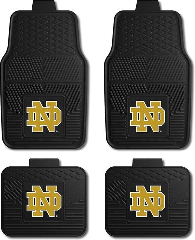 Fanmats Duke University Blue Devils Set of 4 Car Mats for Cars, SUV, Pickups - All Weather Protection, Deep Reservoir Design, Universal Fit - 3D NCAA Team Logo - 29"x17" Front - 14"x 17" Rear Mat in Kuwait
