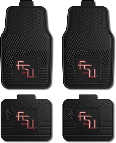 Fanmats Duke University Blue Devils Set of 4 Car Mats for Cars, SUV, Pickups - All Weather Protection, Deep Reservoir Design, Universal Fit - 3D NCAA Team Logo - 29"x17" Front - 14"x 17" Rear Mat in Kuwait