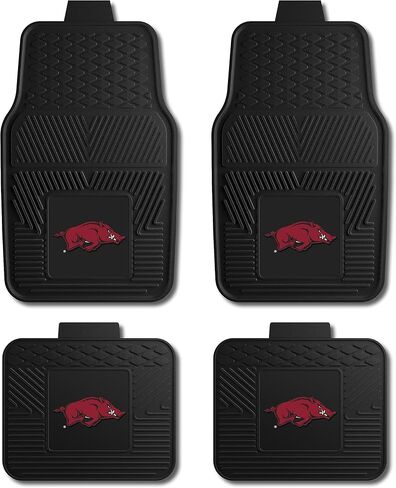 Fanmats Duke University Blue Devils Set of 4 Car Mats for Cars, SUV, Pickups - All Weather Protection, Deep Reservoir Design, Universal Fit - 3D NCAA Team Logo - 29"x17" Front - 14"x 17" Rear Mat in Kuwait