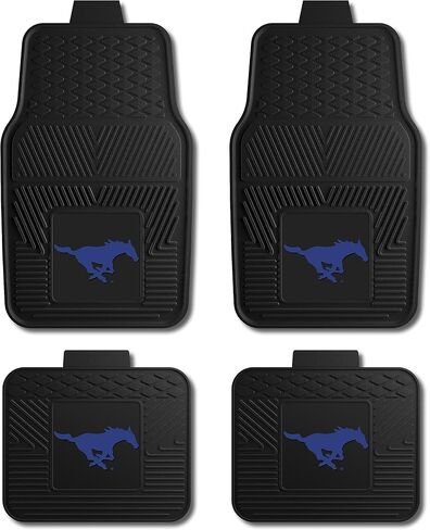 Fanmats Duke University Blue Devils Set of 4 Car Mats for Cars, SUV, Pickups - All Weather Protection, Deep Reservoir Design, Universal Fit - 3D NCAA Team Logo - 29"x17" Front - 14"x 17" Rear Mat in Kuwait