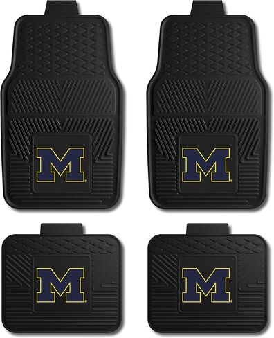 Fanmats Duke University Blue Devils Set of 4 Car Mats for Cars, SUV, Pickups - All Weather Protection, Deep Reservoir Design, Universal Fit - 3D NCAA Team Logo - 29"x17" Front - 14"x 17" Rear Mat in Kuwait