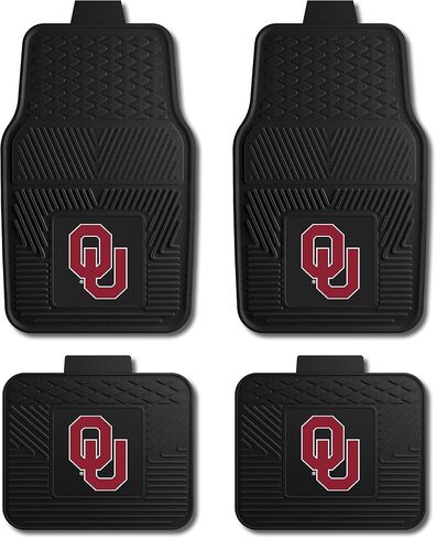 Fanmats Duke University Blue Devils Set of 4 Car Mats for Cars, SUV, Pickups - All Weather Protection, Deep Reservoir Design, Universal Fit - 3D NCAA Team Logo - 29"x17" Front - 14"x 17" Rear Mat in Kuwait