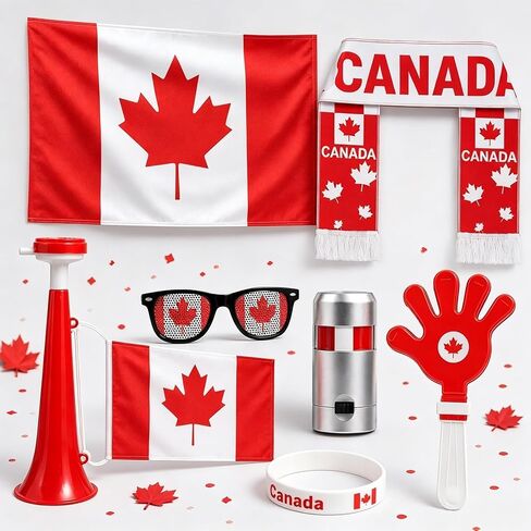 Soccer Fan Set, Soccer Fan Merch Gifts for Football Viewing Party, Ideal for Football Lovers in Saudi Arabia