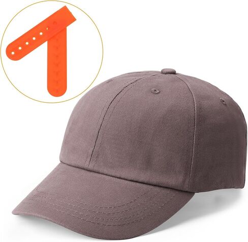 YARNOW 100pcs Orange Plastic Hat Snapback Cap Extenders with 7 Holes Replaceable Hat Repair Buckles Comfortable to Wear with Simple and Generous Design in Kuwait