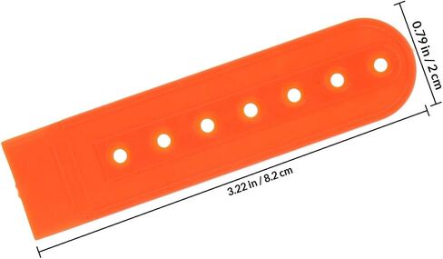 HANABASS 100pcs Orange Plastic Adjustable Hat Snapback Extenders 7 Holes for Baseball Hats Wear Resistant Cap Snapback Buckles Simple and Generous Design and Replacement in Kuwait