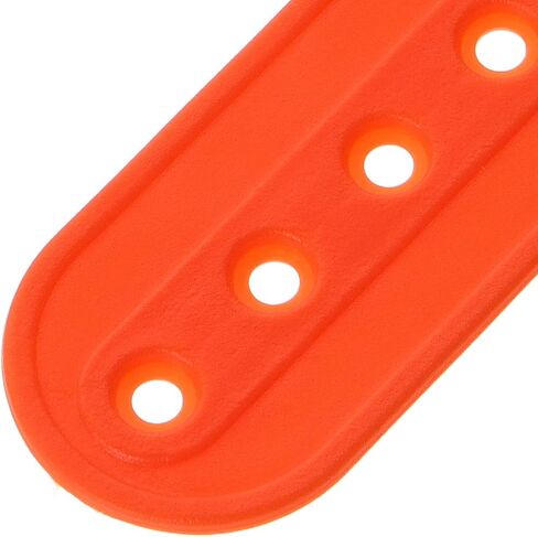 HANABASS 100pcs Orange Plastic Adjustable Hat Snapback Extenders 7 Holes for Baseball Hats Wear Resistant Cap Snapback Buckles Simple and Generous Design and Replacement in Kuwait
