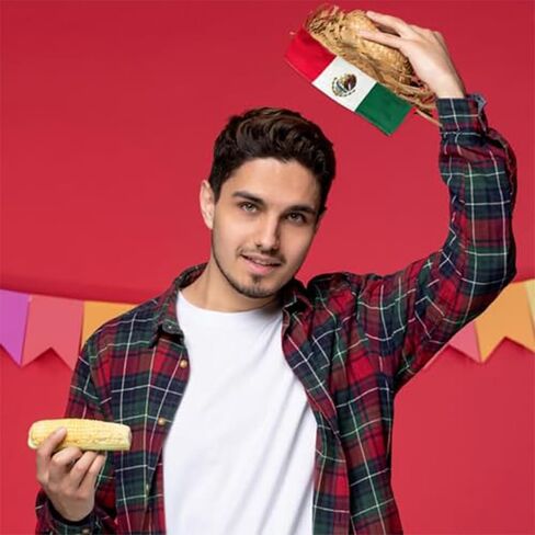 Mexican Country Flag Headbands,Sweat Bands Headbands Men Bandana Mexico Headband for Men Soccer Tennis Workout Costume in Kuwait