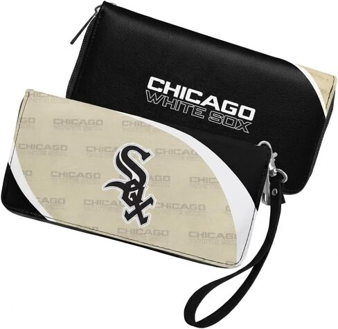 محفظة ليتل إيرث MLB Los Angeles Dodgers Curve Zip Organizer للنساء، محفظة مع جيوب للهاتف/البطاقات، لون الفريق in Kuwait