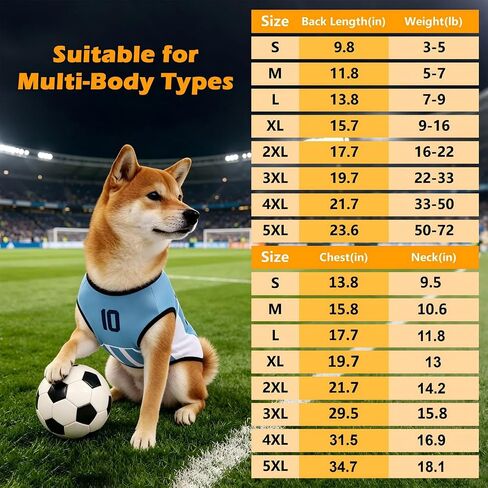 Pet Dog Soccer Jersey 𝐌𝐞𝐱𝐢𝐜𝐨 Style Sleeveless Breathable Mesh Puppy Sports Vest Football Inspired Pet Shirts S-5XL in Kuwait