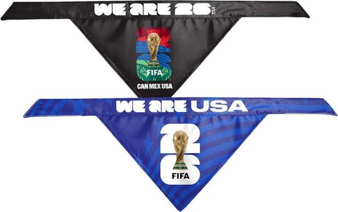 باندانا للحيوانات الأليفة من ليتل إيرث، عبوتان - مرخصة رسميًا لكأس العالم لكرة القدم 2026 in Kuwait