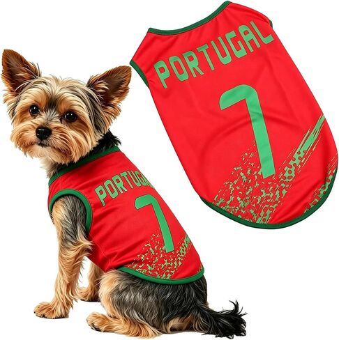 Pet Dog Soccer Jersey 𝐌𝐞𝐱𝐢𝐜𝐨 Style Sleeveless Breathable Mesh Puppy Sports Vest Football Inspired Pet Shirts S-5XL in Kuwait