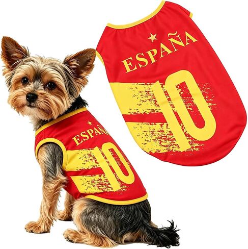 Pet Dog Soccer Jersey 𝐌𝐞𝐱𝐢𝐜𝐨 Style Sleeveless Breathable Mesh Puppy Sports Vest Football Inspired Pet Shirts S-5XL in Kuwait
