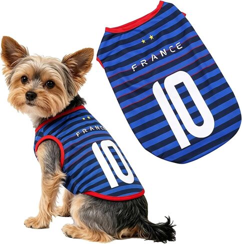 Pet Dog Soccer Jersey 𝐌𝐞𝐱𝐢𝐜𝐨 Style Sleeveless Breathable Mesh Puppy Sports Vest Football Inspired Pet Shirts S-5XL in Kuwait