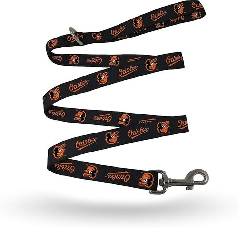 Rico Industries MLB Baltimore Orioles Pet LeashPet Leash Size S/M, Team Colors, Size S/M in Kuwait