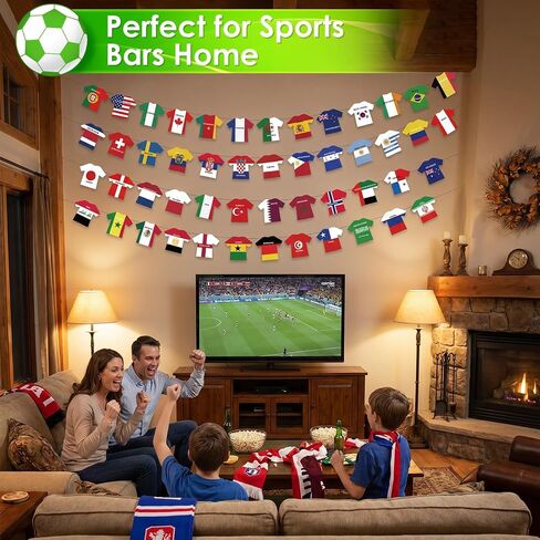 2026 كأس العالم لكرة القدم جيرسي العلم الرايات راية 50 جهاز كمبيوتر شخصى سلسلة أعلام الدولة الدولية لديكورات كأس العالم البضائع جارلاند للرياضة تحت عنوان الحفلات الأولمبية والاحتفالات الزينة in Kuwait