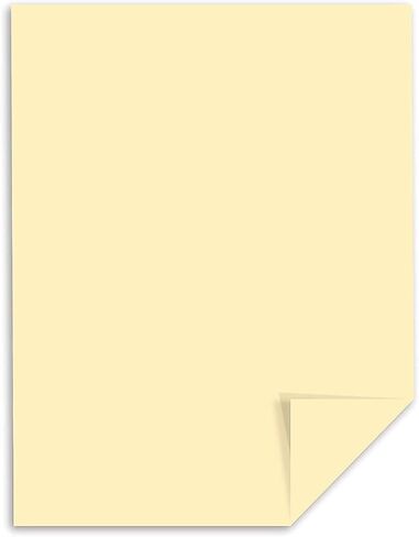 Neenah Paper 49581 مخزون بطاقة فهرس دقيق ، 110 رطل ، 8 1/2 × 11 ، العاج ، 250 ورقة in Kuwait