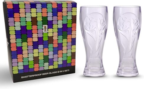 Official FIFA World Cup 2026 Edition -17oz Shatterproof Pilsner Shape Beer Cup​ - Collector’s Item - Durable, Perfect for Everyday Enjoyment of Your Favorite Beers - Dishwasher Safe in Kuwait