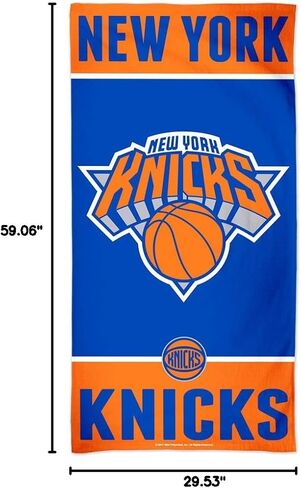 WinCraft NBA New York Knicks Beach Towel, 30 x 60 Inch 100% Cotton Towel, Officially Licensed Knicks Pool, Beach & Travel Towel in Saudi Arabia