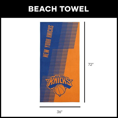 منشفة شاطئ نورثويست نيويورك نيكس NBA Progression Jacquard مقاس 36 × 72 بوصة in Kuwait