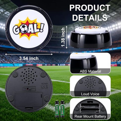 2026 World Cup Watch Party Supplies，“GOOOAALLLLL" Celebration Scream Sound Button for Soccer Score,World Cup Merchandise in Kuwait