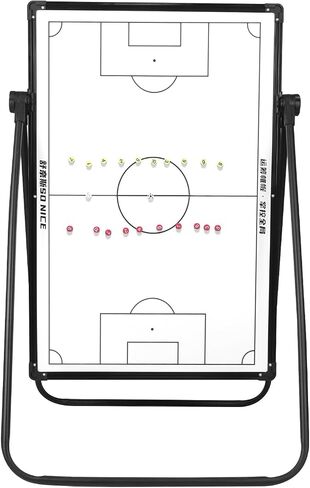 35inx24in Magnetic Soccer Coaches Clipboard Soccer Tactics Clipboard with Magnetic Markers Pen Eraser with Adjustable Stand for Basketball Volleyball Coaches in Kuwait