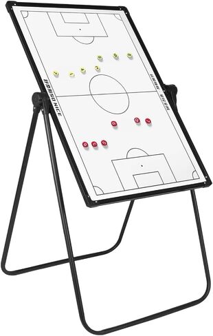 35inx24in Magnetic Soccer Coaches Clipboard Soccer Tactics Clipboard with Magnetic Markers Pen Eraser with Adjustable Stand for Basketball Volleyball Coaches in Kuwait