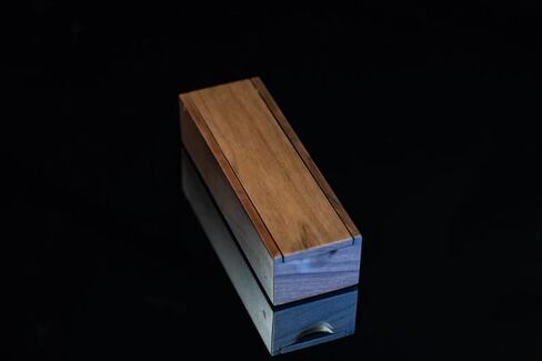 Elegant Wooden Fountain Pen Box, Wood 2-Pen Storage Case, Handcrafted Display Holder for Desk & Gift-Givingak in Saudi Arabia