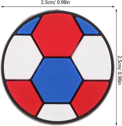 40pcs Soccer Themed Pen Caps with Cartoon Football Clips, Classroom Rewards Set for Students, Sports Pen Charms for School Supplies and Party Decorations in Kuwait