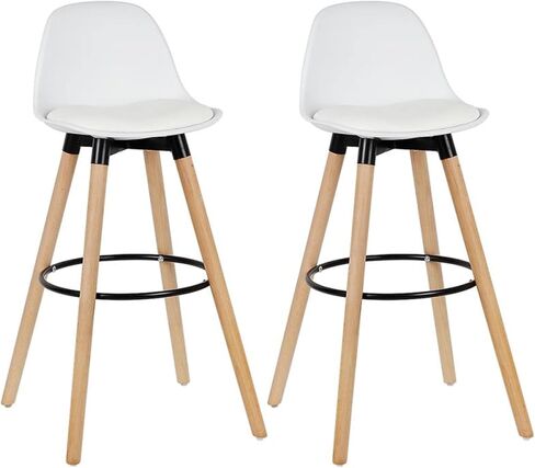 Office Chair Chairs Bar Stools Dining Height Kitchen for Home Chair Back High Stool(Grey) in Saudi Arabia