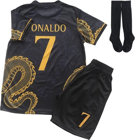 #7 R Special Edition Kids Soccer Jersey Kit Set Socks Short Youth Sizes in Kuwait