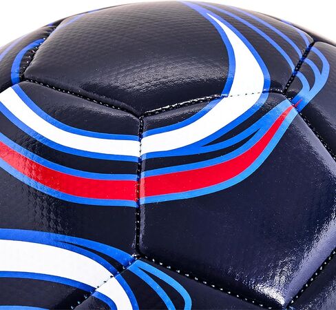 كرة القدم الرسمية للاتحاد الأمريكي لكرة القدم (USSF) من Franklin Sports + مضخة - كرة تنظيم مقاس 5 للشباب + اللاعبين البالغين - غطاء ممتاز + هيكل - مثالية للمباريات + التدريب - أزرق داكن in Kuwait