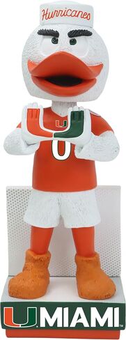 Sebastian The Ibis Miami Hurricanes Male Mascot Bobblehead College in Kuwait