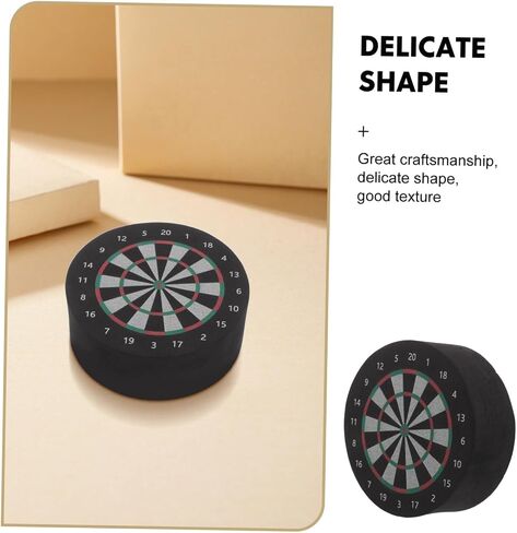 Housoutil Eva Mini Dartboard Holder 10cm Compact Dart Storage Rack for Desk Office Game Room Organizer in Kuwait